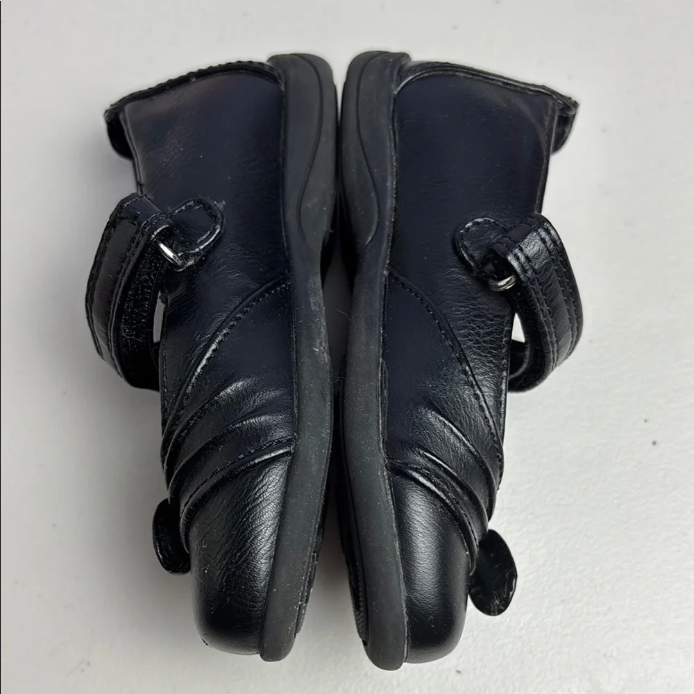 Rachel Shoes Black Dress Mary Jane Faux Leather Shoes with Bow Girl’s Size 6